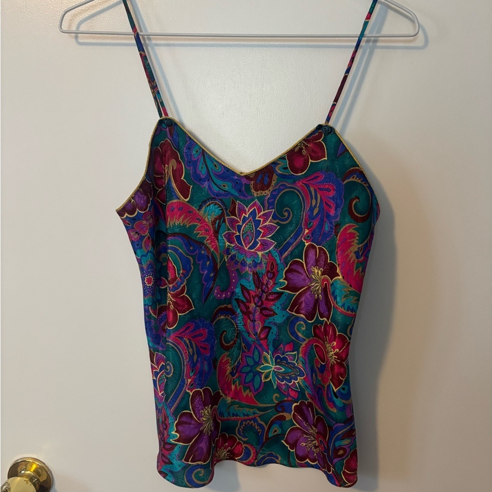 Y2K Girly Feminine Core Erika Taylor Intimates Camisole with Spaghetti Straps